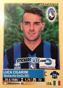 Sticker Luca Cigarini - Calciatori 2013-2014 - Panini