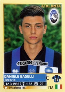 Sticker Daniele Baselli - Calciatori 2013-2014 - Panini