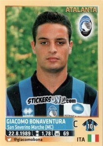 Sticker Giacomo Bonaventura - Calciatori 2013-2014 n. 33 - Panini