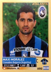 Sticker Maxi Moralez - Calciatori 2013-2014 n. 34 - Panini