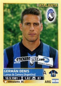 Cromo German Denis - Calciatori 2013-2014 - Panini