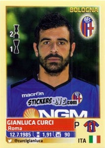 Sticker Gianluca Curci - Calciatori 2013-2014 n. 48 - Panini