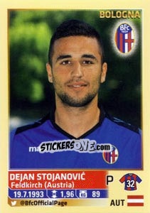 Figurina Dejan Stojanovic - Calciatori 2013-2014 - Panini