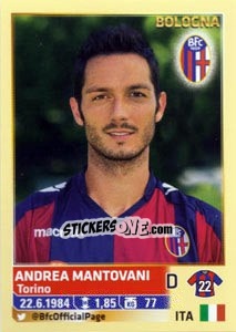 Sticker Andrea Mantovani - Calciatori 2013-2014 n. 52 - Panini