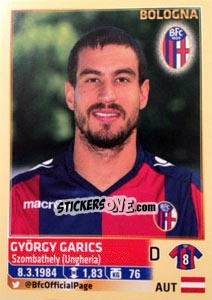 Sticker György Garics - Calciatori 2013-2014 n. 55 - Panini
