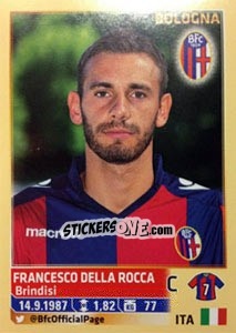 Sticker Francesco Della Rocca - Calciatori 2013-2014 n. 60 - Panini