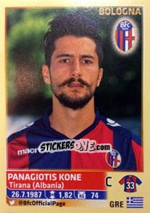 Sticker Panagiotis Kone - Calciatori 2013-2014 n. 61 - Panini