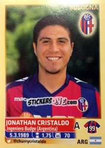Cromo Jonathan Cristaldo - Calciatori 2013-2014 - Panini