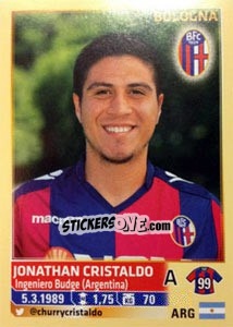 Sticker Jonathan Cristaldo - Calciatori 2013-2014 n. 66 - Panini