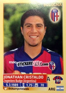 Figurina Jonathan Cristaldo - Calciatori 2013-2014 - Panini