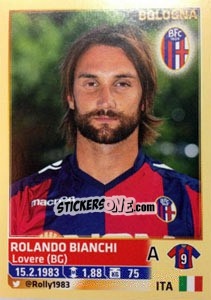 Sticker Rolando Bianchi - Calciatori 2013-2014 n. 67 - Panini