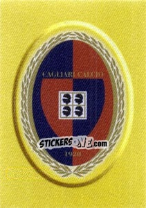 Sticker Scudetto - Cagliari - Calciatori 2013-2014 n. 69 - Panini