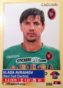 Cromo Vlada Avramov - Calciatori 2013-2014 n. 78 - Panini