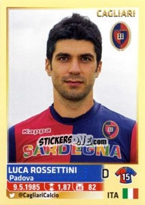 Sticker Luca Rossettini - Calciatori 2013-2014 - Panini