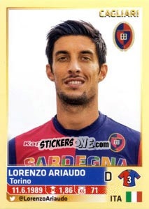 Sticker Lorenzo Ariaudo - Calciatori 2013-2014 n. 82 - Panini