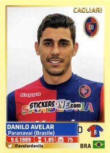 Sticker Danilo Avelar - Calciatori 2013-2014 n. 84 - Panini