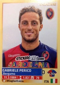 Sticker Gabriele Perico - Calciatori 2013-2014 n. 85 - Panini