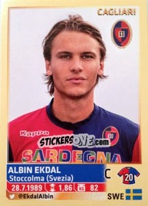 Figurina Albin Ekdal - Calciatori 2013-2014 - Panini