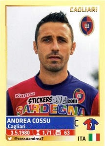 Cromo Andrea Cossu - Calciatori 2013-2014 n. 91 - Panini