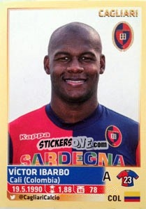 Cromo Victor Ibarbo - Calciatori 2013-2014 - Panini