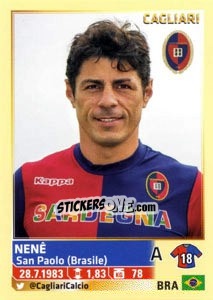Sticker Nenê - Calciatori 2013-2014 n. 95 - Panini