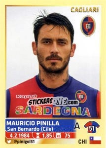 Cromo Mauricio Pinilla - Calciatori 2013-2014 n. 96 - Panini
