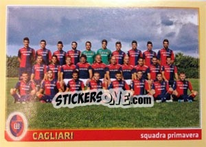 Figurina Cagliari Squadra Primavera
