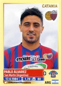 Cromo Pablo Álvarez - Calciatori 2013-2014 - Panini