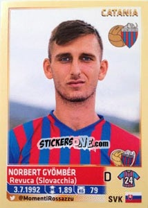 Figurina Norbert Gyomber - Calciatori 2013-2014 - Panini