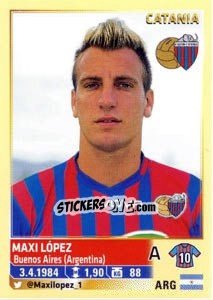 Sticker Maxi López - Calciatori 2013-2014 - Panini