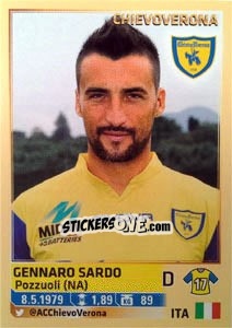 Sticker Gennaro Sardo - Calciatori 2013-2014 - Panini