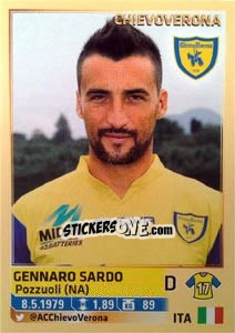 Sticker Gennaro Sardo - Calciatori 2013-2014 n. 139 - Panini