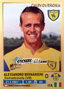 Sticker Alessandro Bernardini - Calciatori 2013-2014 - Panini