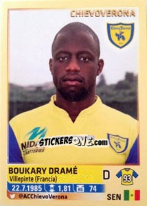 Cromo Boukary Dramé - Calciatori 2013-2014 n. 143 - Panini
