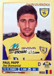 Cromo Paul Papp - Calciatori 2013-2014 - Panini