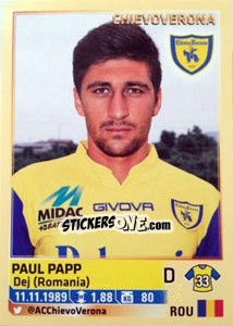 Cromo Paul Papp - Calciatori 2013-2014 n. 144 - Panini
