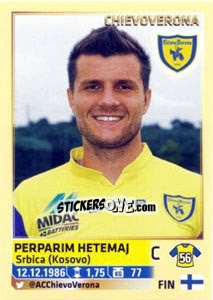 Figurina Perparim Hetemaj - Calciatori 2013-2014 - Panini