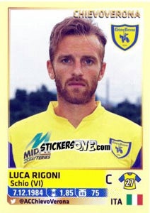 Figurina Luca Rigoni - Calciatori 2013-2014 - Panini