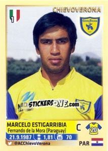 Cromo Marcelo Estigarribia - Calciatori 2013-2014 n. 149 - Panini