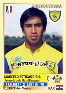 Figurina Marcelo Estigarribia - Calciatori 2013-2014 - Panini