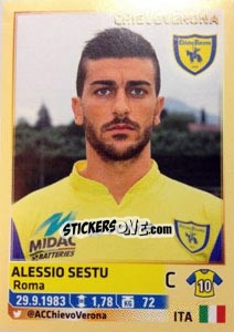Figurina Alessio Sestu - Calciatori 2013-2014 - Panini