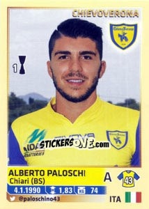 Sticker Alberto Paloschi - Calciatori 2013-2014 n. 153 - Panini