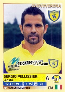 Cromo Sergio Pellissier - Calciatori 2013-2014 - Panini