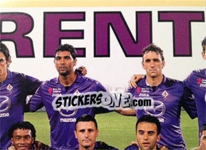 Figurina Squadra - Fiorentina - Calciatori 2013-2014 - Panini