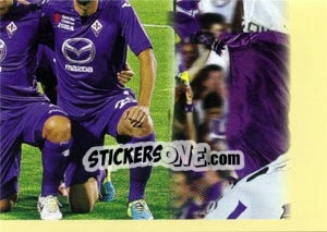 Figurina Squadra - Fiorentina - Calciatori 2013-2014 - Panini