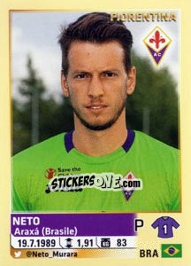 Sticker Neto - Calciatori 2013-2014 n. 164 - Panini