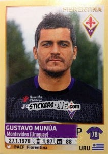 Figurina Gustavo Munua - Calciatori 2013-2014 n. 165 - Panini