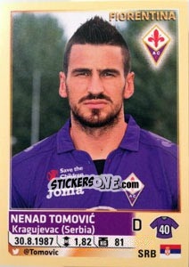 Figurina Nenad Tomovic - Calciatori 2013-2014 - Panini