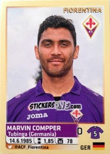 Sticker Marvin Compper - Calciatori 2013-2014 n. 170 - Panini