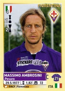 Sticker Massimo Ambrosini - Calciatori 2013-2014 - Panini